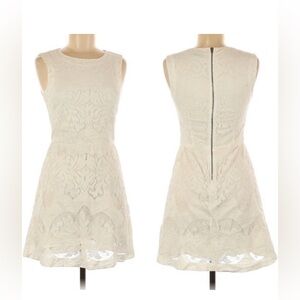 H&M | ivory dress | lace REPOSHED